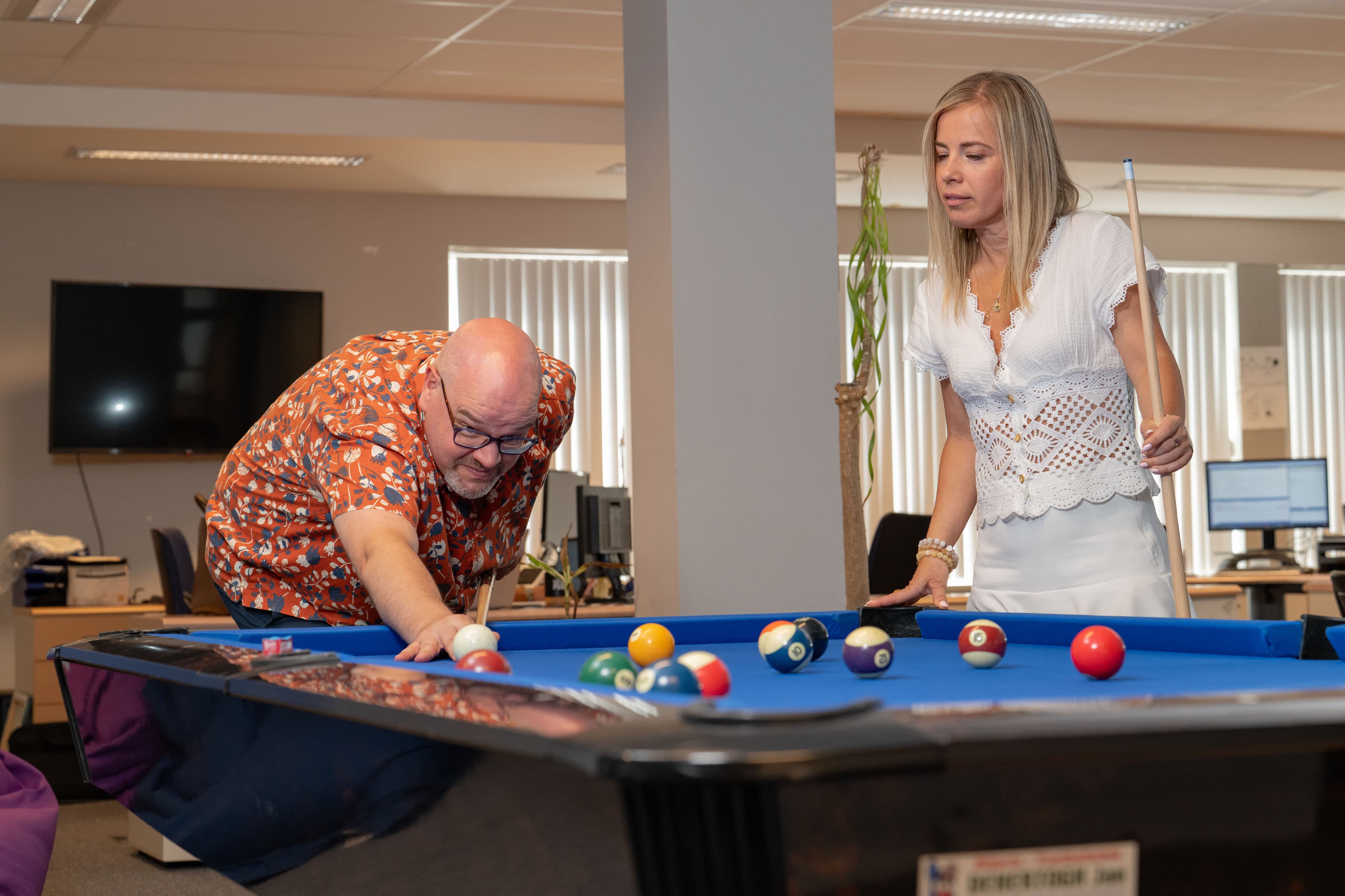 Motisha team members working together in Bruges