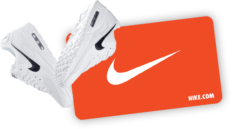 Gift cards from popular brands